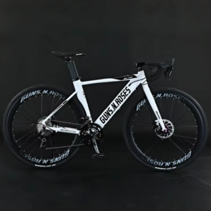 Lightweight Men's Racing Bicycle 18 Speed  Road Bike with Disc Brake and Drop Handlebars Aluminum Alloy Fork