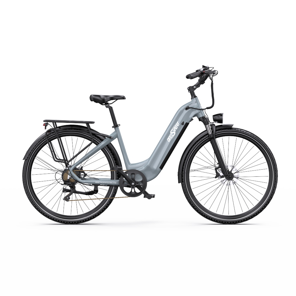 Quality Choice Rear Hub Motor E-Bike 250W Aluminum Alloy Frame Integrated Long Range Low-Step Unisex City Electric