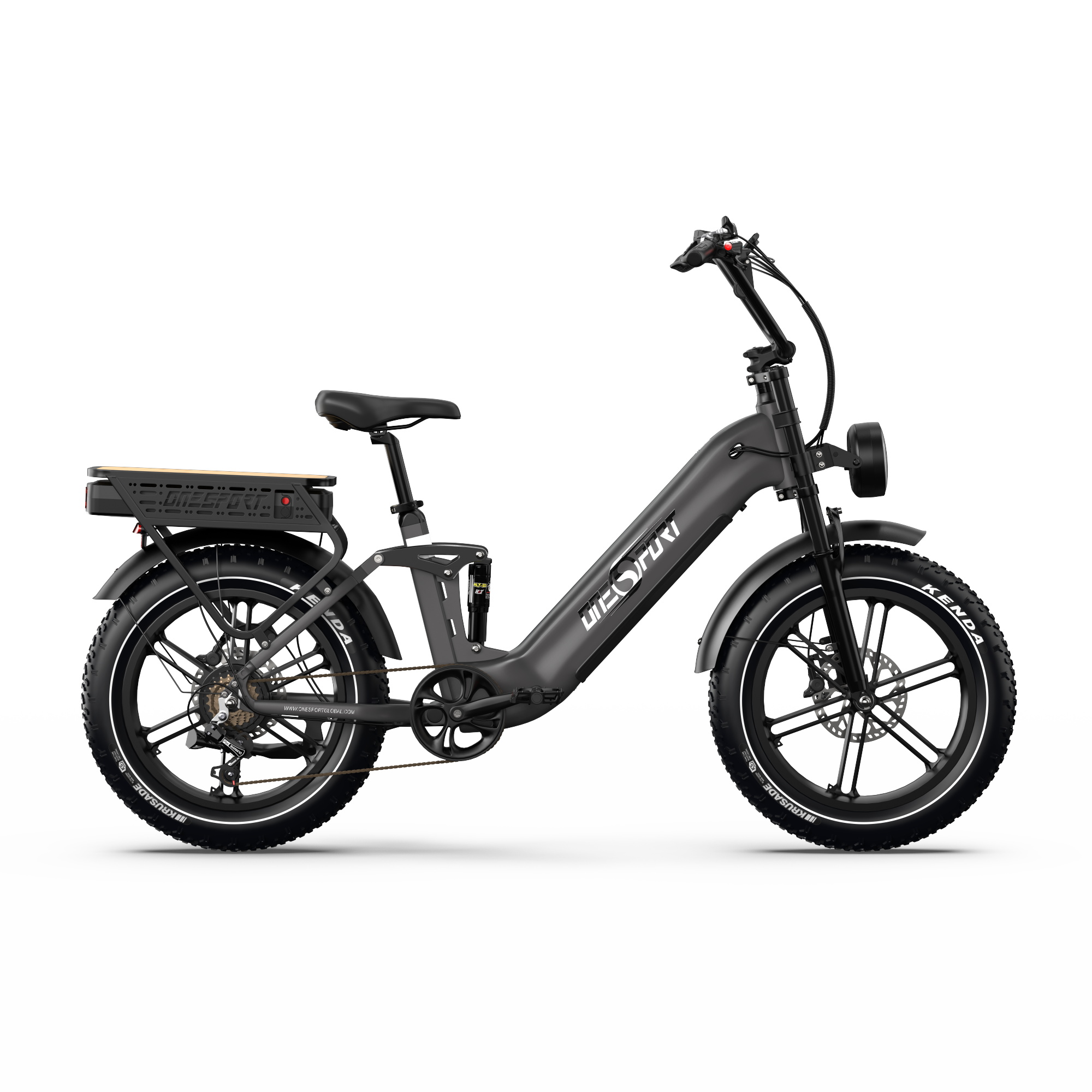 E-Bike City Bike 500W Brushless Rear Hub Motor 48V Lithium Battery Aluminum Alloy Frame 7-Speed Disc Brakes Pedal-Assist Long
