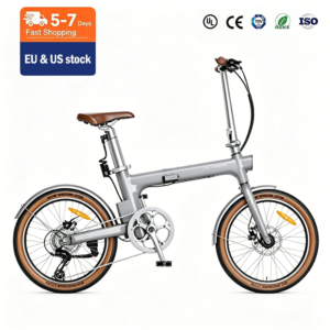 Ride in 5 Minutes. Unbox. Unfold. Go. Sub: 27.5″ Folding Electric Bike with Hydraulic Disc Brakes & 50+ Mile Range. In Stock in the US/EU.